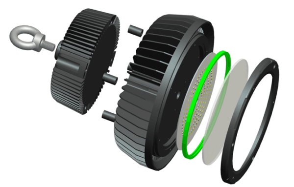 Campana Led Titania Plus 200W - 5000K - Imagen 2