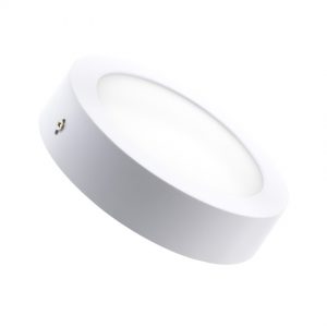 Plafón Led Superficie Circular Blanco 18W