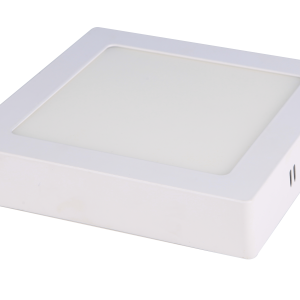 Plafón Led Superficie Cuadrado Blanco 24W