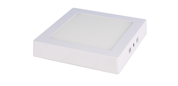 Plafón Led Superficie Cuadrado Blanco 24W