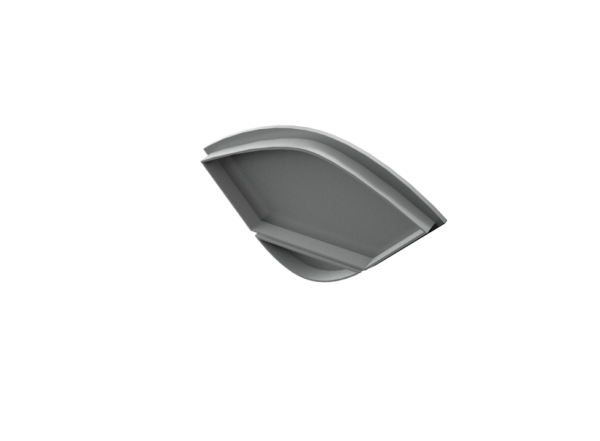 Tapas finales para Perfil de Aluminio de Rincón Modelo 4