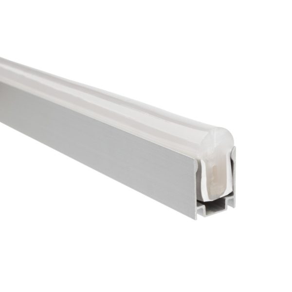 Perfil de Aluminio de 2 metros para Instalación de Neón Flex Led. - Imagen 2
